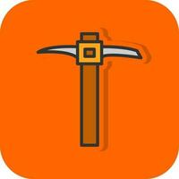 Pickaxe Vector Icon Design