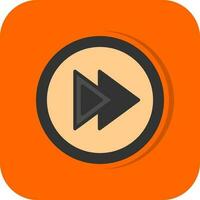 Fast Forward Vector Icon Design