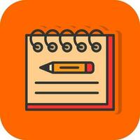 Notepad Vector Icon Design