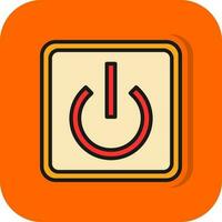 Power Button Off Vector Icon Design