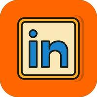 Linkedin Vector Icon Design