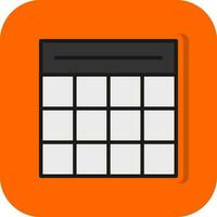 Table Grid Vector Icon Design