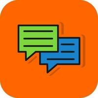 Speech bubble Vector Icon Design