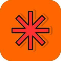 Asterisk Vector Icon Design
