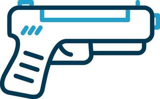 pistola vector icono diseño