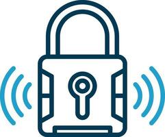 Smart lock Vector Icon Design