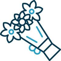 Bouquet Vector Icon Design