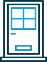 Front Door Vector Icon Design