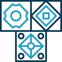 Multi Tiles Vector Icon Design