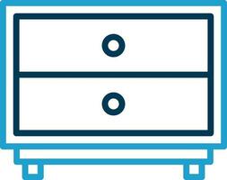 Chest of Drawers Vector Icon Design