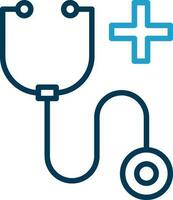 Stethoscope tool Vector Icon Design