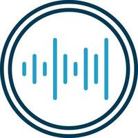 Sound waves Vector Icon Design