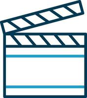 Clapperboard Vector Icon Design