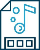 Music file Vector Icon Design