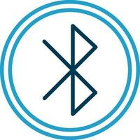 diseño de icono de vector de bluetooth