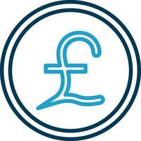 Pound Vector Icon Design