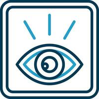 Eye Open Vector Icon Design