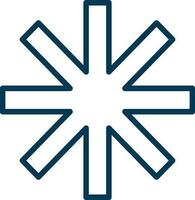 Asterisk Vector Icon Design
