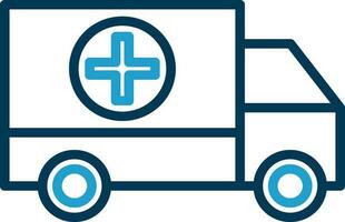 Ambulance Vector Icon Design