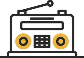 diseño de icono de vector de radio