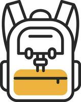 Backpack Vector Icon Design