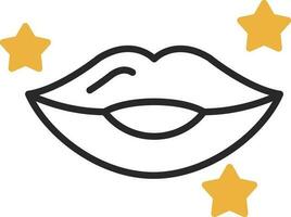 diseño de icono de vector de labios