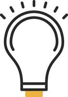 Light Bulb Vector Icon Design
