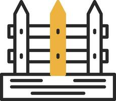 Fence Vector Icon Design