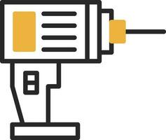 Drill Machine Vector Icon Design