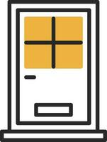 Front Door Vector Icon Design