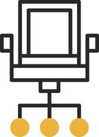 Office Chair Vector Icon Design