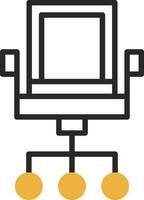 Office Chair Vector Icon Design