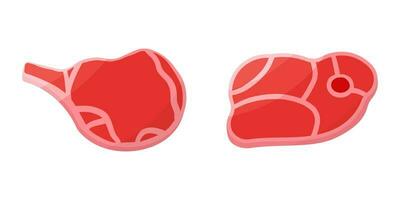 meat raw fresh red steak icon elements photo