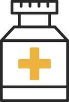 Pill jar Vector Icon Design