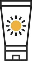 Sun block Vector Icon Design