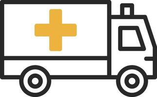 Ambulance Vector Icon Design