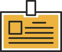 Identification card Vector Icon Design