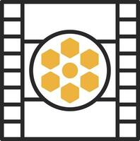 Film reel Vector Icon Design