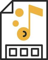 Music file Vector Icon Design