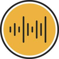 Sound waves Vector Icon Design