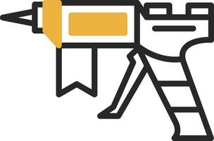 Glue gun Vector Icon Design