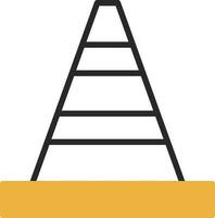Traffic cone Vector Icon Design