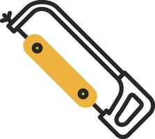 Hacksaw Vector Icon Design