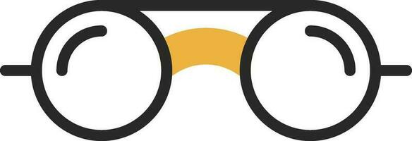 Eyeglasses Vector Icon Design