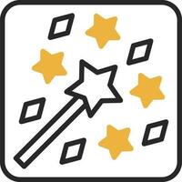 Magic Wand Vector Icon Design