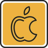 Apple Logo Vector Icon Design