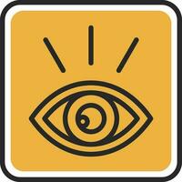 Eye Open Vector Icon Design