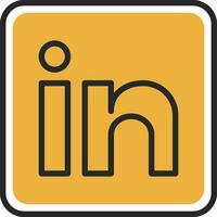 Linkedin Vector Icon Design