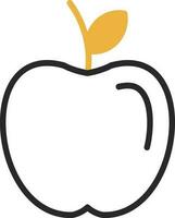 Apple fruit Vector Icon Design