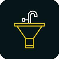 Bathroom Sink Vector Icon Design